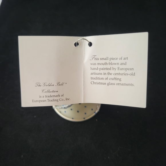 Vintage Handmade/Mouth-Blown/Painted By EuropeanArtisans Golden Bell Collection - Picture 8 of 14